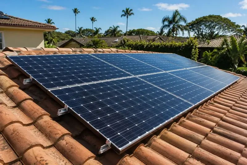 Installation de panneaux solaires à Machilly